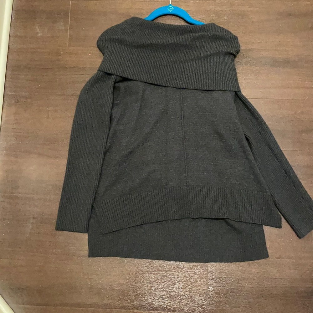 Grey off the shoulder sweater size small